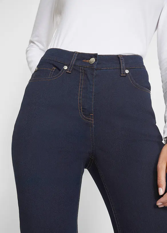 Jeans slim fit con vita alta e comoda, bonprix