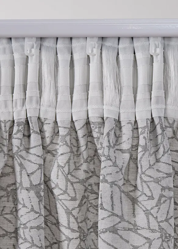Tenda jacquard con foglie (pacco da 1), bonprix