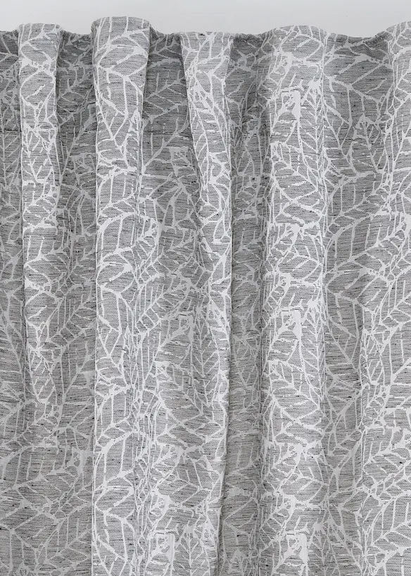 Tenda jacquard con foglie (pacco da 1), bonprix