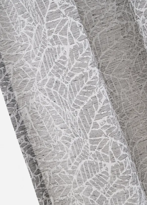 Tenda jacquard con foglie (pacco da 1), bonprix