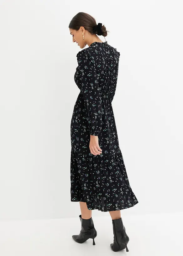 Abito midi in pura viscosa, bonprix