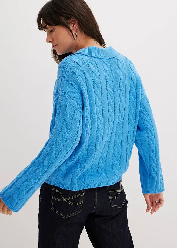 Maglione oversize in misto cachemire morbido, bonprix