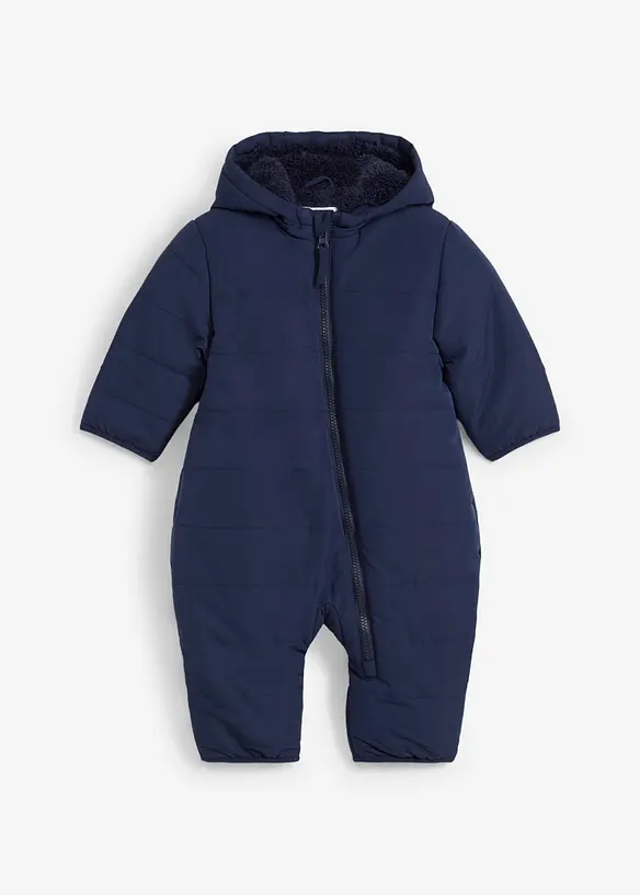 Tuta da neve con fodera teddy, bonprix