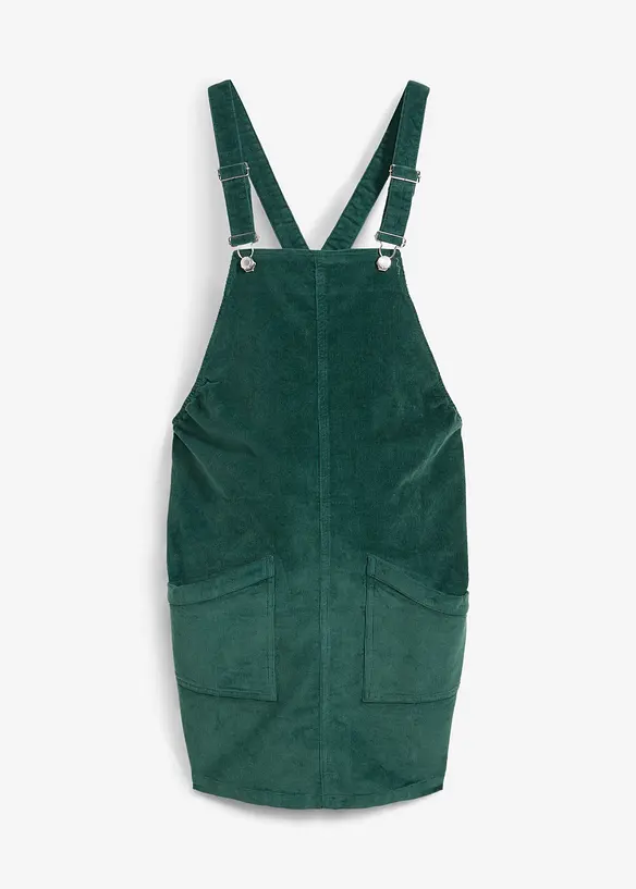 Abito salopette prémaman in velluto di cotone elasticizzato, bonprix