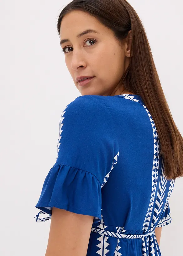 Abito pr&eacute;maman / da allattamento 2 in 1 in viscosa fluente, bonprix