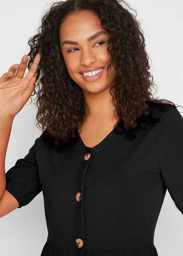 Abito midi in puro cotone, bonprix