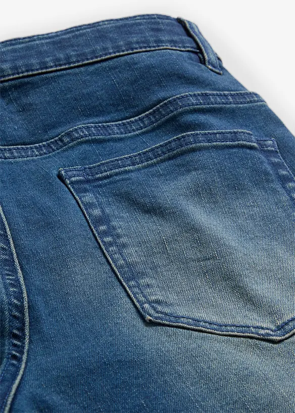 Jeans elasticizzati con vita regolabile extra loose fit, straight, bonprix