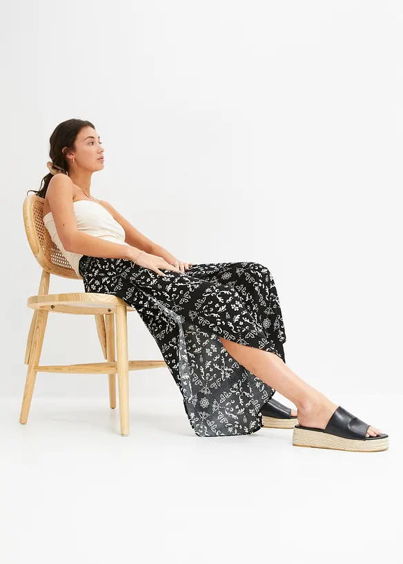 Pantaloni pareo con spacchi, bonprix