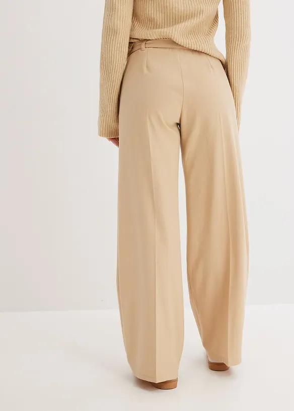 Pantaloni con pinces in misto viscosa, bonprix