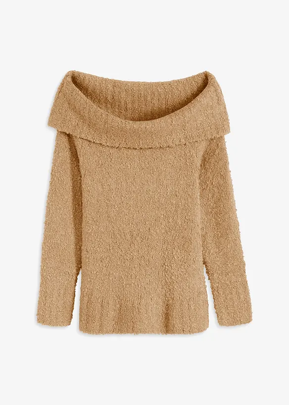 Maglione con spalle scoperte, bonprix