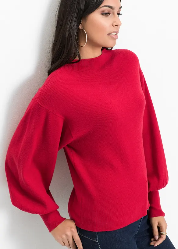 Maglione oversize in misto viscosa, bonprix