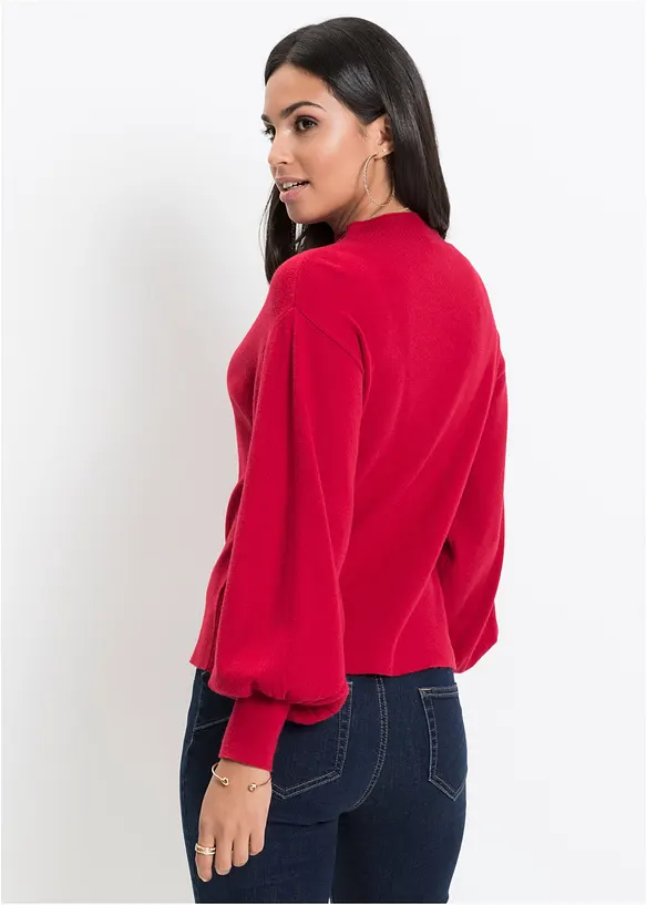 Maglione oversize in misto viscosa, bonprix