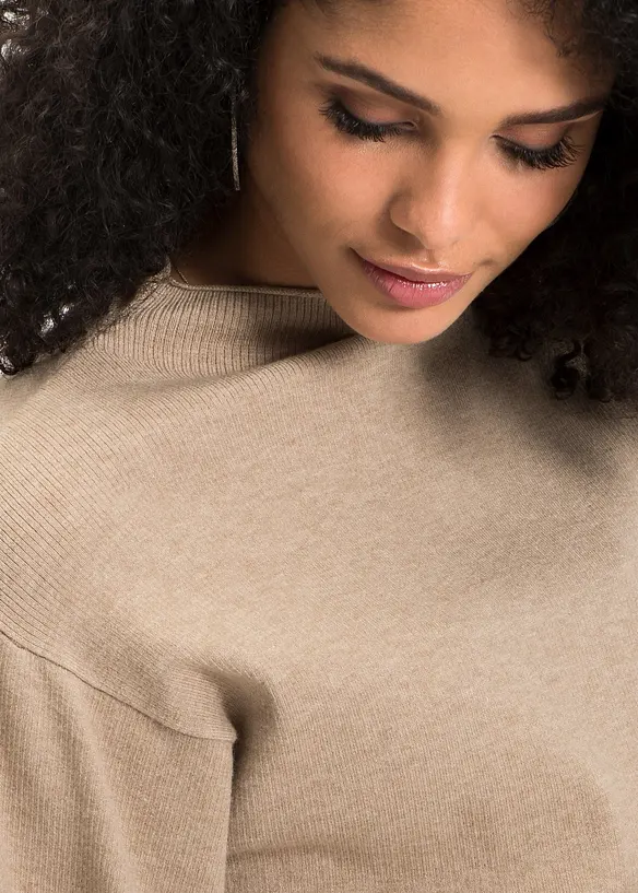 Maglione oversize in misto viscosa, bonprix