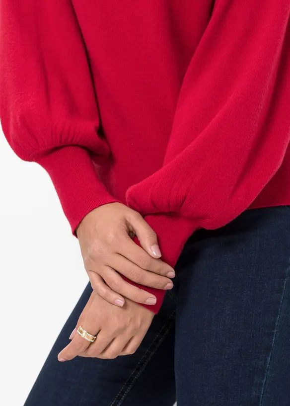 Maglione oversize in misto viscosa, bonprix