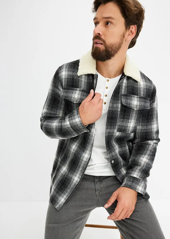 Maglia serafino a maniche lunghe, bonprix