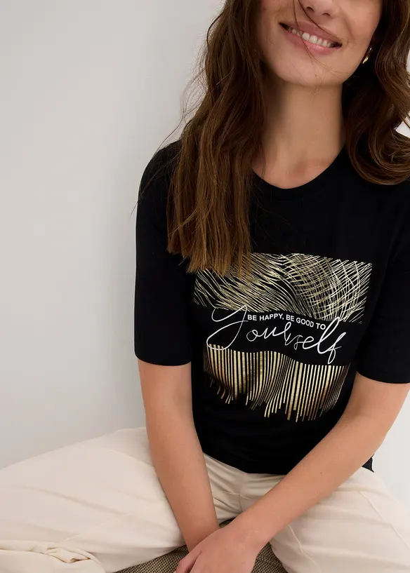 Maglia con stampa, bonprix
