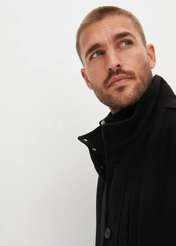 Cappotto corto con paravento, bonprix