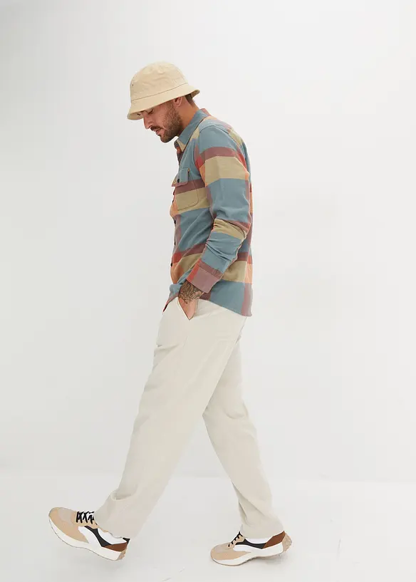 Camicia in flanella di puro cotone, bonprix