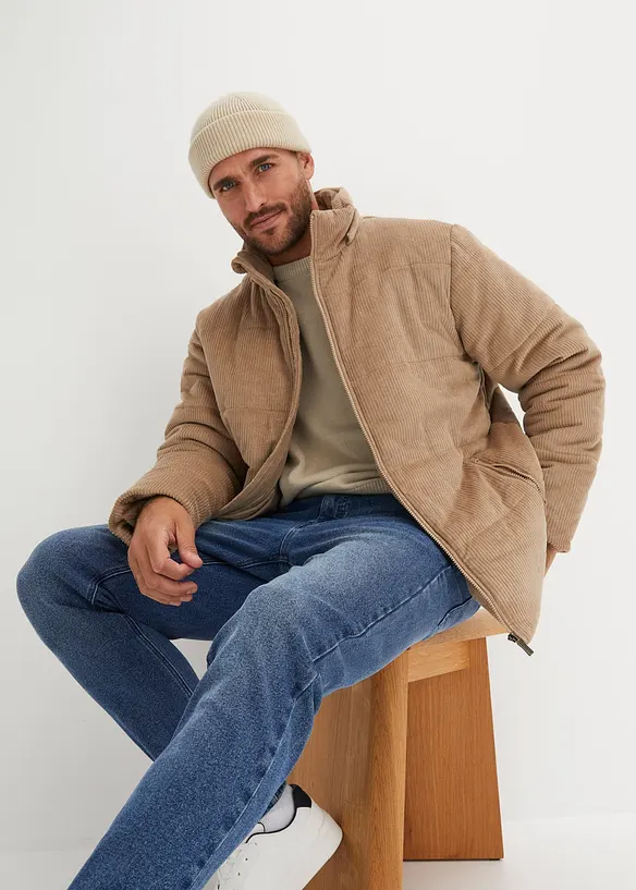 Jeans elasticizzati in denim robusto pregiato regular fit, straight, bonprix