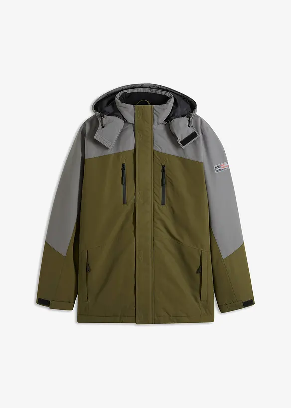 Giacca tecnica invernale impermeabile, bonprix