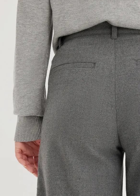 Pantaloni a palazzo con pinces, bonprix