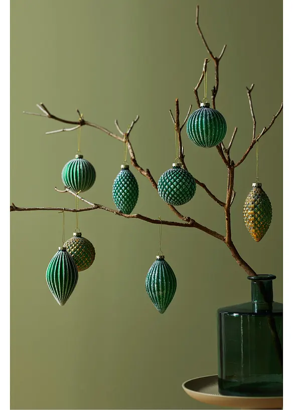 Palline di Natale (set 8 pezzi), bonprix
