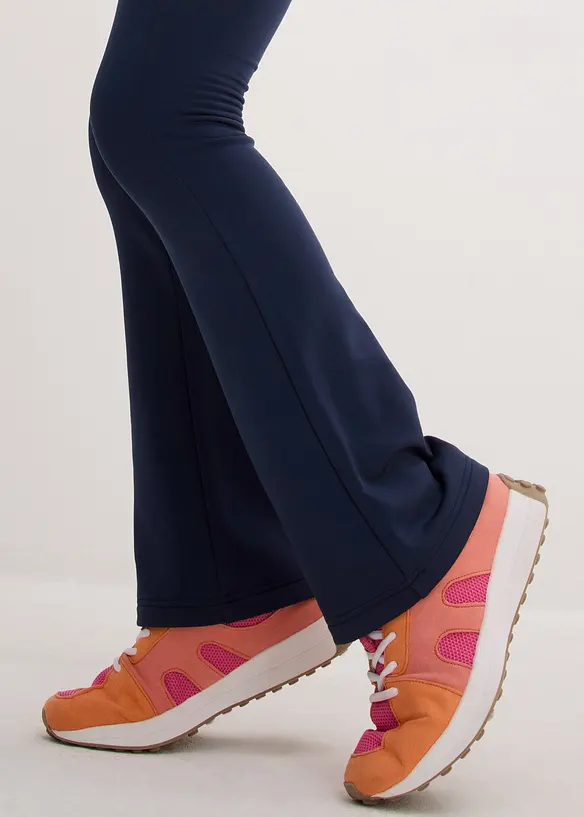 Leggings termici con interno garzato, flared, bonprix