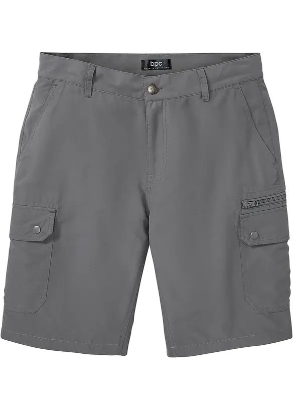 Bermuda cargo in microfibra, regular fit, bonprix