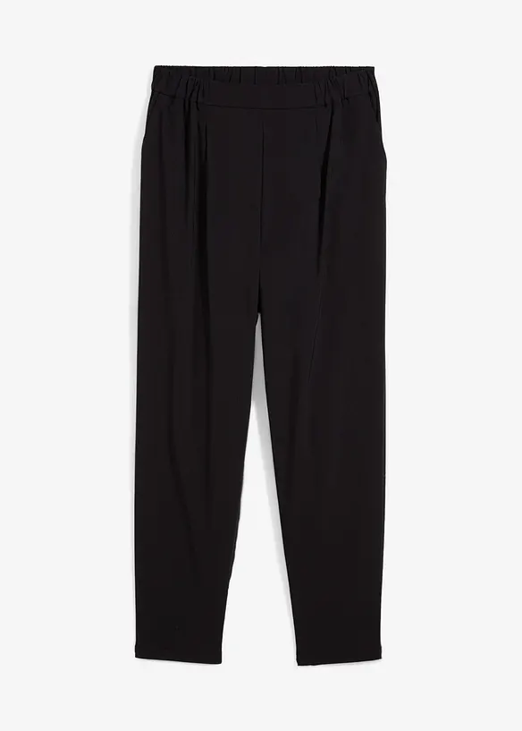 Pantaloni cropped con cinta comoda, carrot fit, bonprix