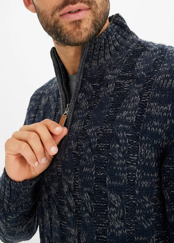 Maglione con cerniera, bonprix
