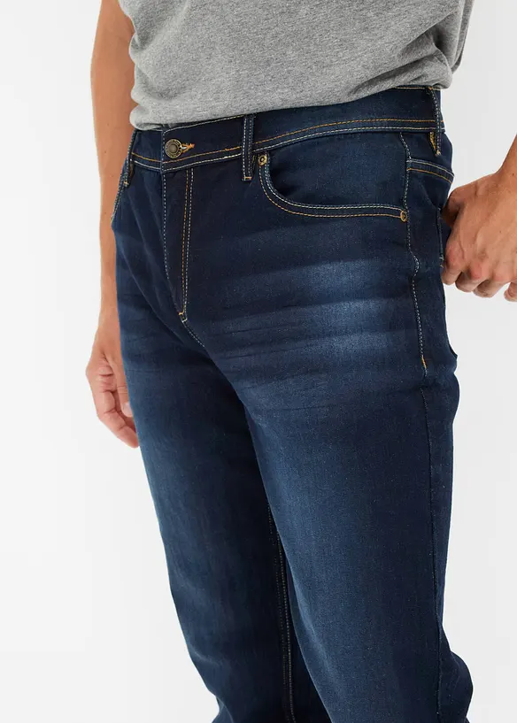 Jeans elasticizzati slim fit, tapered, bonprix