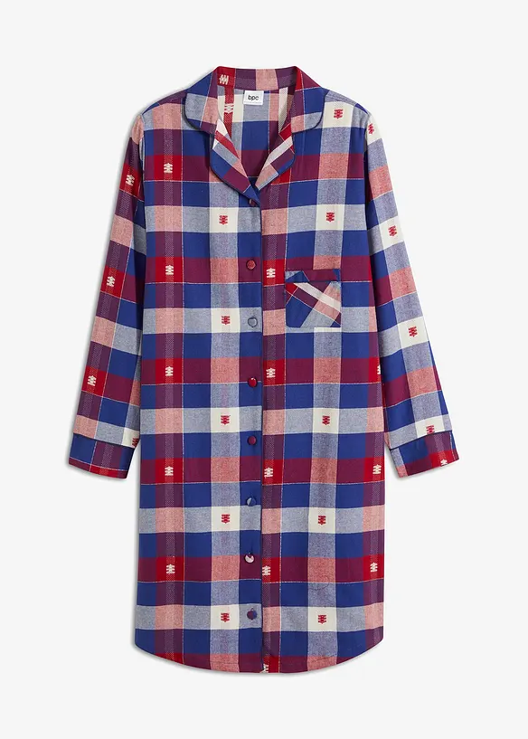 Camicia da notte in tessuto con bottoni, bonprix