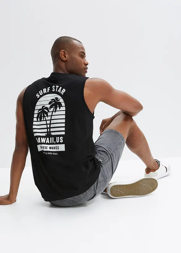 Canotta in puro cotone, loose fit, bonprix