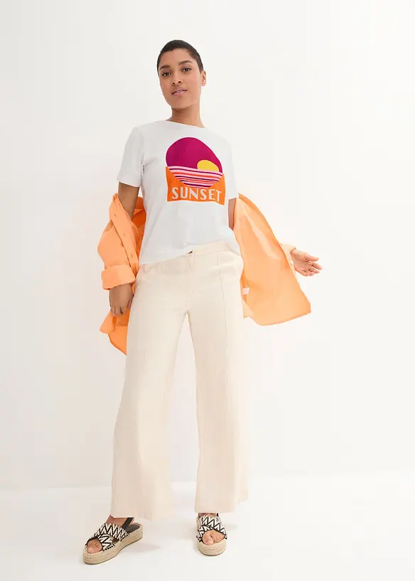 T-shirt in puro cotone biologico, bonprix