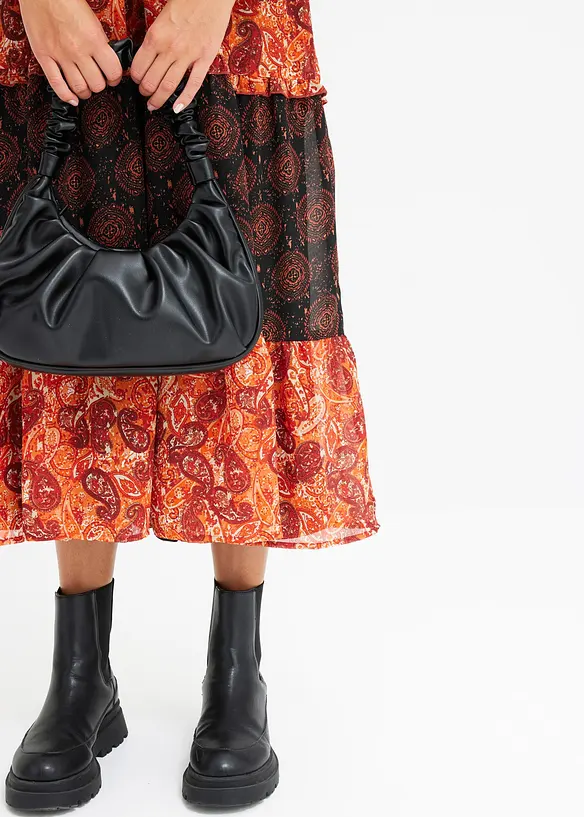 Abito midi in chiffon, bonprix