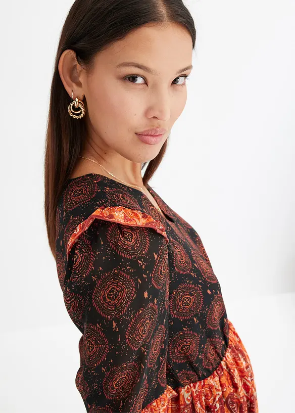 Abito midi in chiffon, bonprix