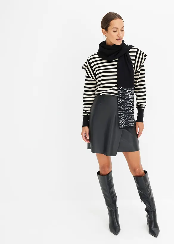 Gonna in similpelle, bonprix