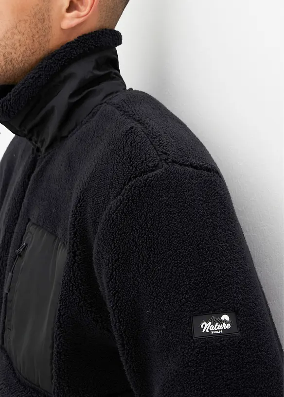 Giacca in pile effetto peluche, bonprix