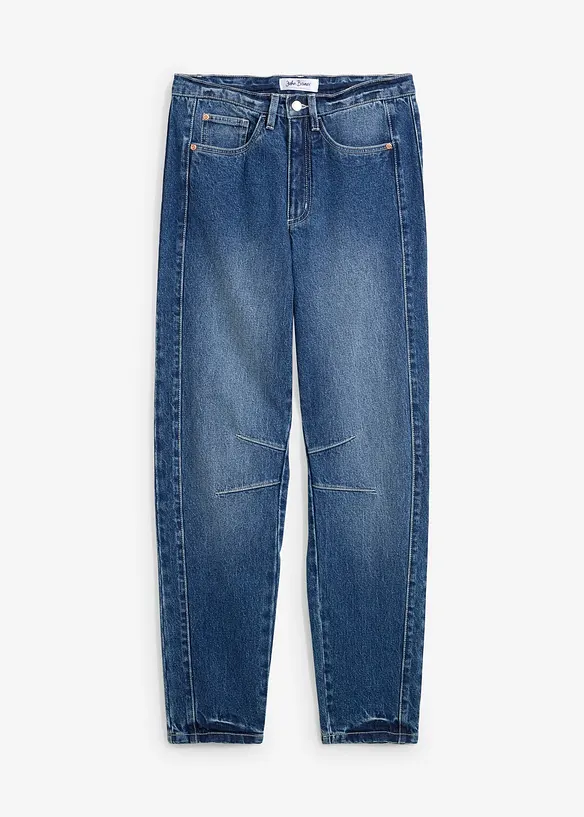 Mom jeans a vita alta, bonprix