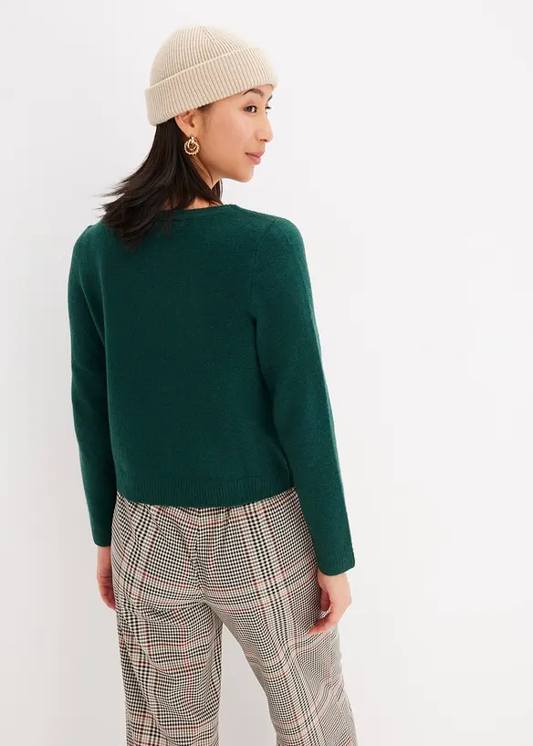 Maglione con scollo a barca, bonprix