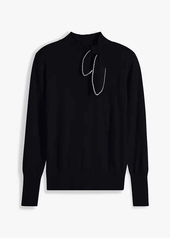 Maglione con fiocco, bonprix