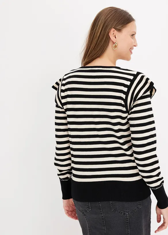 Maglione morbido in filato fine misto viscosa, bonprix
