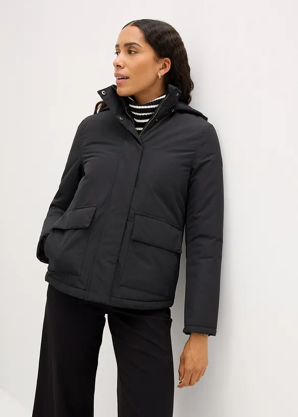 Giacca invernale con tasche applicate, bonprix