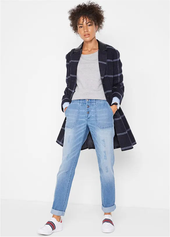 Jeans boyfriend elasticizzati e confortevoli, bonprix