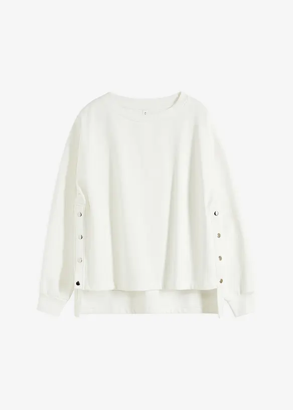 Felpa oversize in puro cotone biologico, bonprix