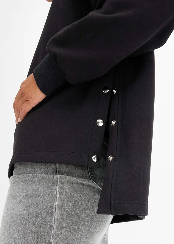 Felpa oversize in puro cotone biologico, bonprix