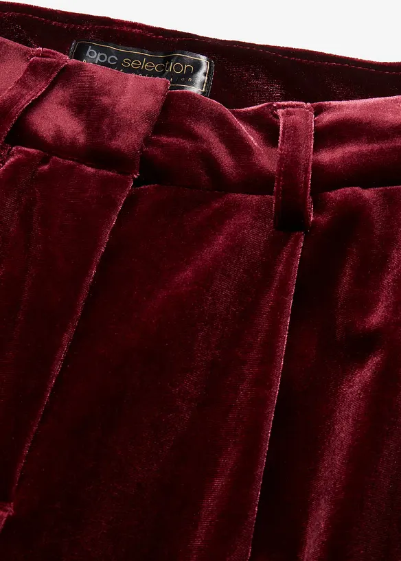 Pantaloni in velluto morbido, bonprix
