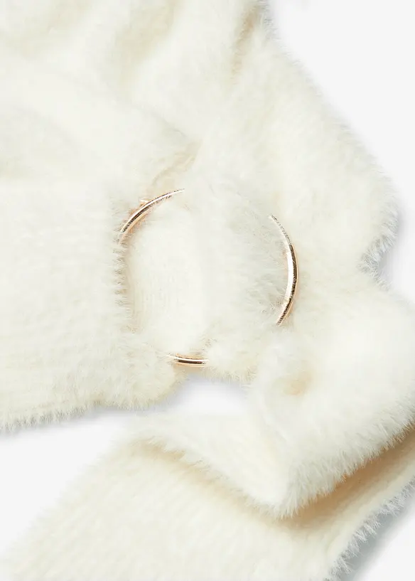 Maglione incrociato con accessorio, bonprix