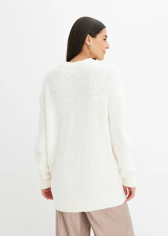 Maglione oversize in filato morbido, bonprix
