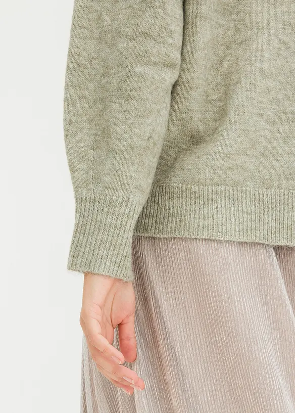 Maglione boxy con paillettes, bonprix